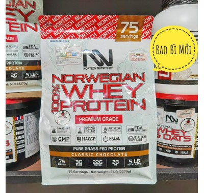 100% Norwegian Whey - 2,27 ký 75 Servings - Whey Bắc Âu giá tốt nhất